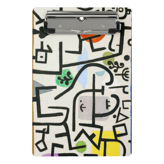 Mini Prancheta Paul Klee Rich Harbor Abstrato Expressionismo (Frente)
