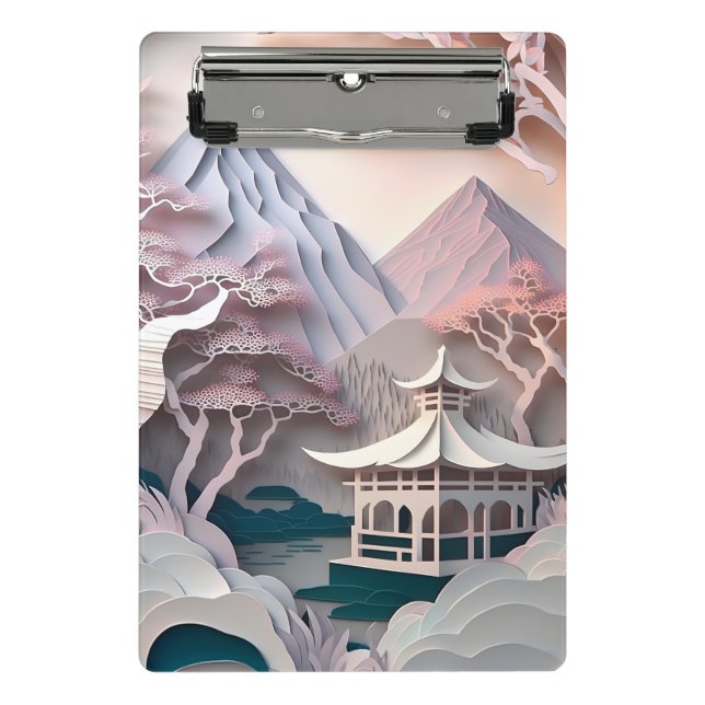 Mini Prancheta Pavilhão de Pavilhão de Previsão de Papel Mini Áre (Frente)