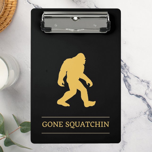 Mini Prancheta Pé Grande Engraçado Desaparecido Sasquatch (Criador carregado)