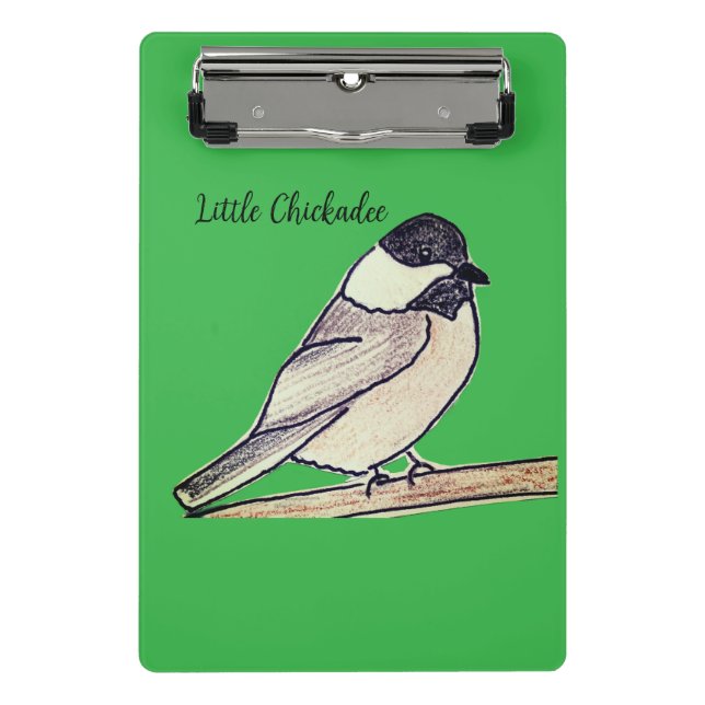 Mini Prancheta Pequeno Chickadee (Frente)