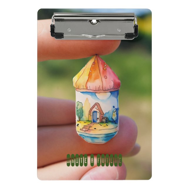 Mini Prancheta Perfeito para a Tomada de Nota em Movimento (Frente)