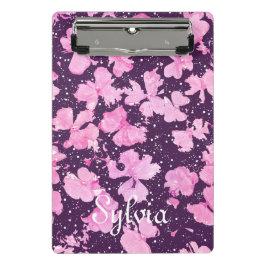 Mini Prancheta Pérolas de Flor de Pintura, Acrínicas, Rosa