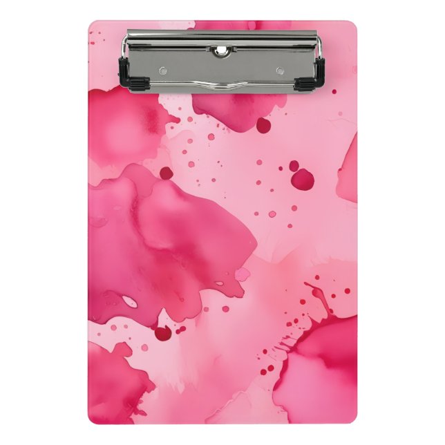 Mini Prancheta Pink on Pink Abstract  (Frente)