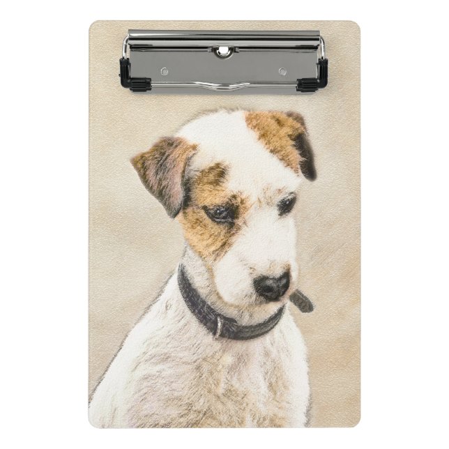 Mini Prancheta Pintura de Parson Jack Russell Terrier - Arte Cani (Frente)