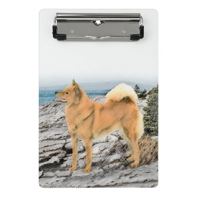 Mini Prancheta Pintura em Seashore - Arte Canina (Frente)