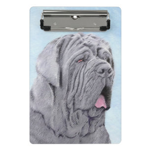 Mini Prancheta Pintura Mastiff Neopolita - Arte Cão Original