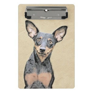 Mini Prancheta Pintura Miniatura Pinscher Pintura Cachorra Origin