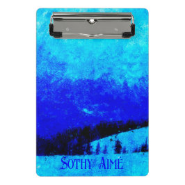 Mini Prancheta Pintura personalizada da paisagem da montanha de i