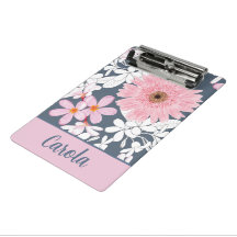 Planejador Floral Blush Personalizado