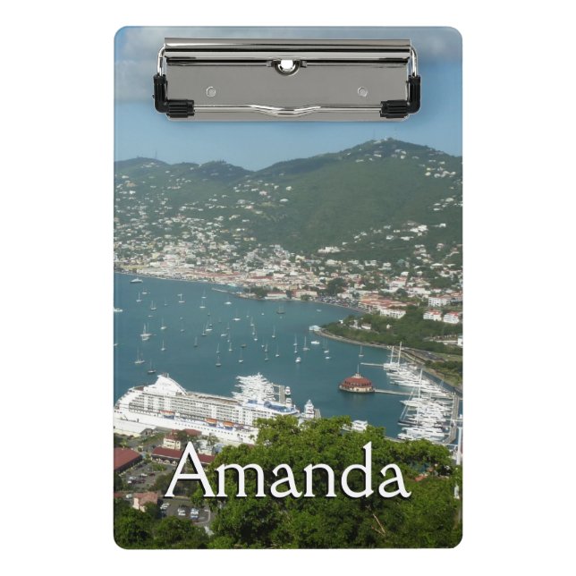 Mini Prancheta Porto em St. Thomas Ilhas Virgens Americanas (Frente)