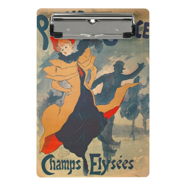 Mini Prancheta Propaganda de poster o Palais de Glace (Frente)