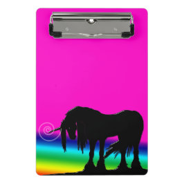 Mini Prancheta Rainbow Unicorn Party