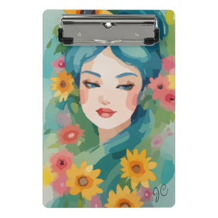 Mini Prancheta Retrato Floral Daydreit