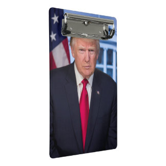 Mini Prancheta Retrato Presidencial Oficial de Donald Trump