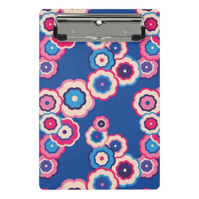 Mini Prancheta Retro Floral (Frente)