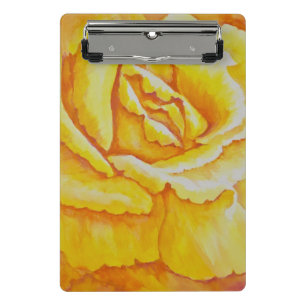 Mini Prancheta Rosa amarelo