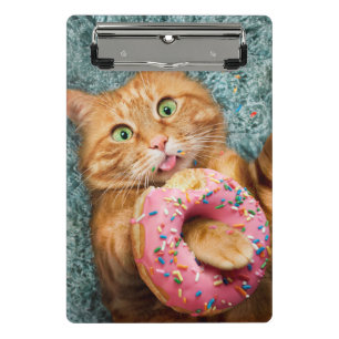 Mini Prancheta Rosquinha para alimentação de gatos