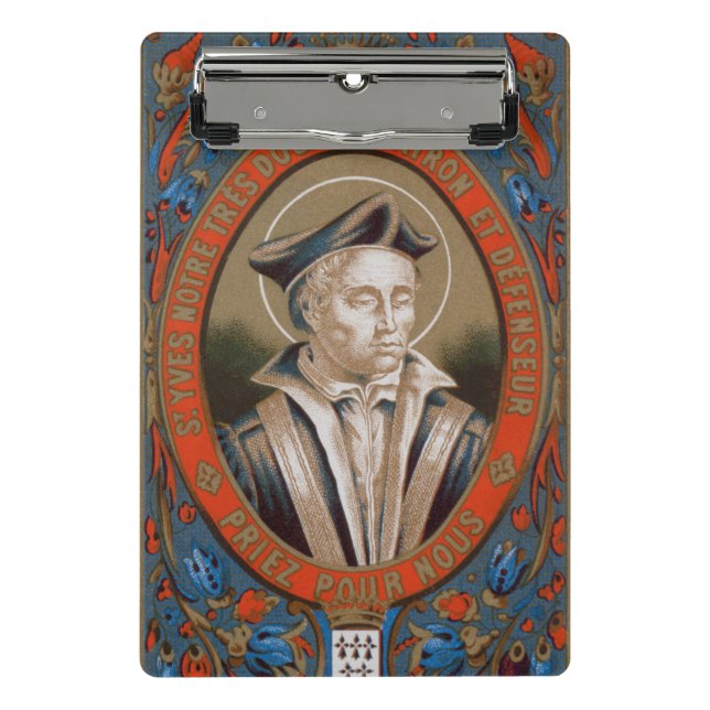 Mini Prancheta Santo Ivo de Kermartin (M 005) (Frente)