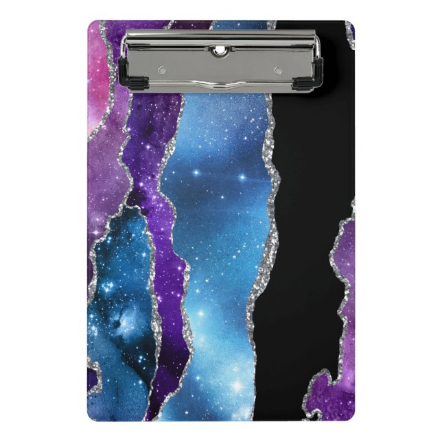 Mini Prancheta Série Galaxy Agate Design 7  (Frente)