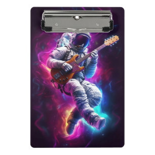 Mini Prancheta Sinfonia do Void Astronauta Neon Cyberpunk