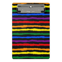 Stripes vibrantes coloridas Arco-íris a cores pers