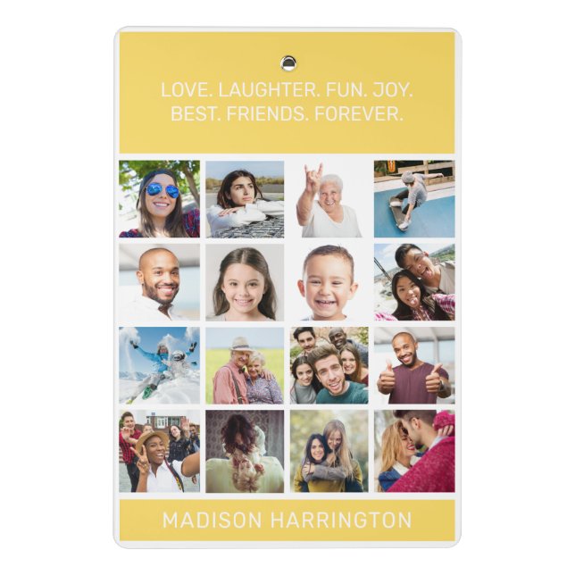 Mini Prancheta Suas fotos e texto (Verso)