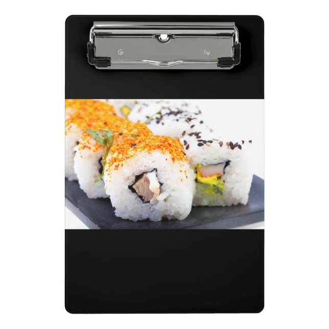 Mini Prancheta Sushi num prato (Frente)