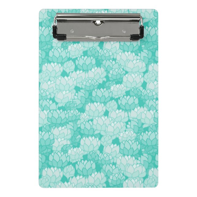 Mini Prancheta Teste padrão 2 de Lotus (Frente)