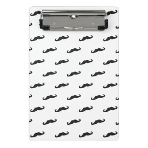 Mini Prancheta Teste padrão 2 do hipster do bigode