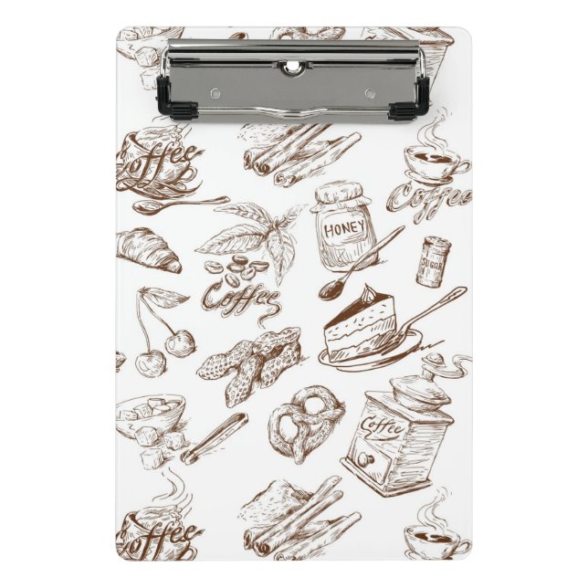 Mini Prancheta Teste padrão de papel (Frente)