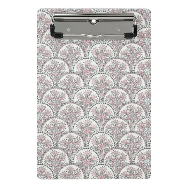 Mini Prancheta Teste padrão do vintage de Centle (Frente)