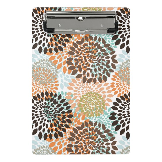 Mini Prancheta Teste padrão floral 11 (Frente)