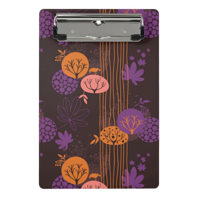Mini Prancheta Teste padrão floral 2 2 (Frente)