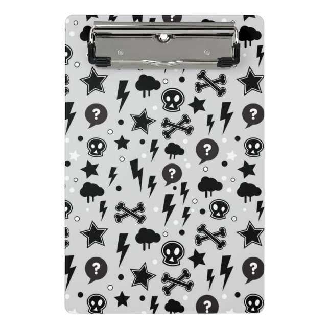 Mini Prancheta Teste padrão na moda (Frente)