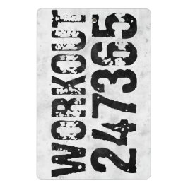 Mini Prancheta Texto riscado vestido Workout 247365 rústico