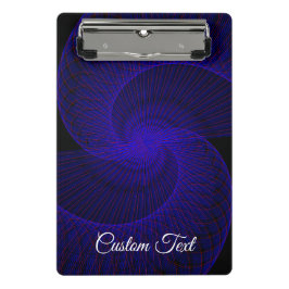 Mini Prancheta Top Down Dual Funnel Geometric Mini Clipboard