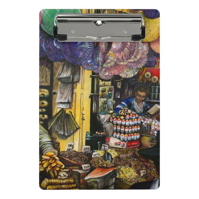 Mini Prancheta Tradições do Comércio Antigo, Jerusalém (Frente)