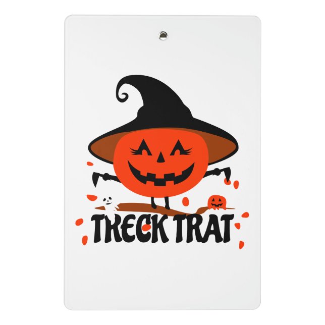 Mini Prancheta Treck Trat Pumpkin sorrindo (Verso)