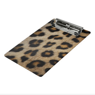 Mini Prancheta Trendência de impressão de animais de pele-leopard