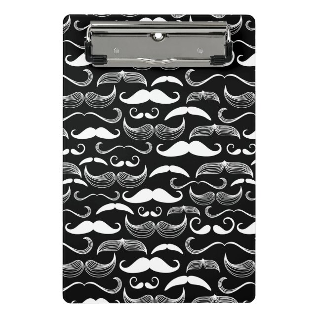 Mini Prancheta Um clube dos cavalheiros. Teste padrão do bigode (Frente)