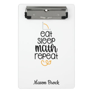 Mini Prancheta Um presente personalizado da escola de matemática