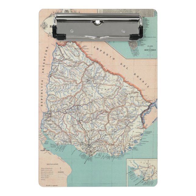 Mini Prancheta Uruguai (Frente)