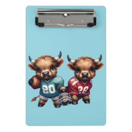 Mini Prancheta Vacas e Futebol das Highland