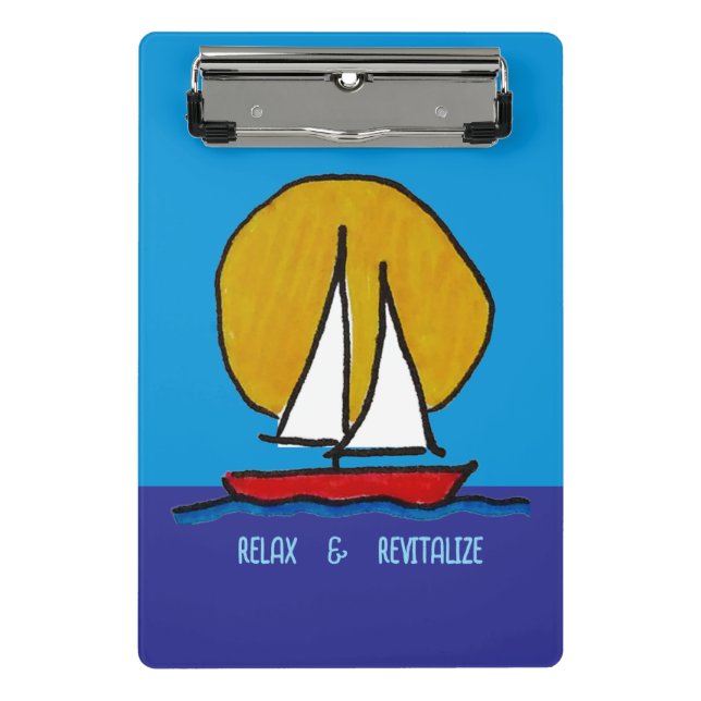 Mini Prancheta veleiro no Sol (Frente)