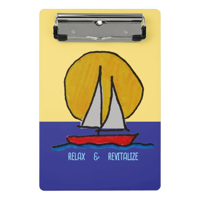 Mini Prancheta veleiro no Sol (Frente)