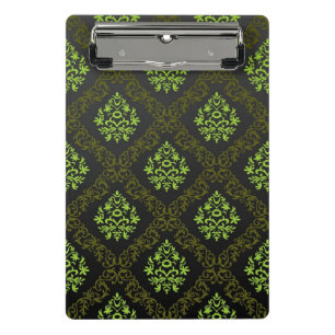Mini Prancheta Verde floral do papel de parede