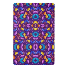 Mini Prancheta Vibrant clipboard with a symmetrical