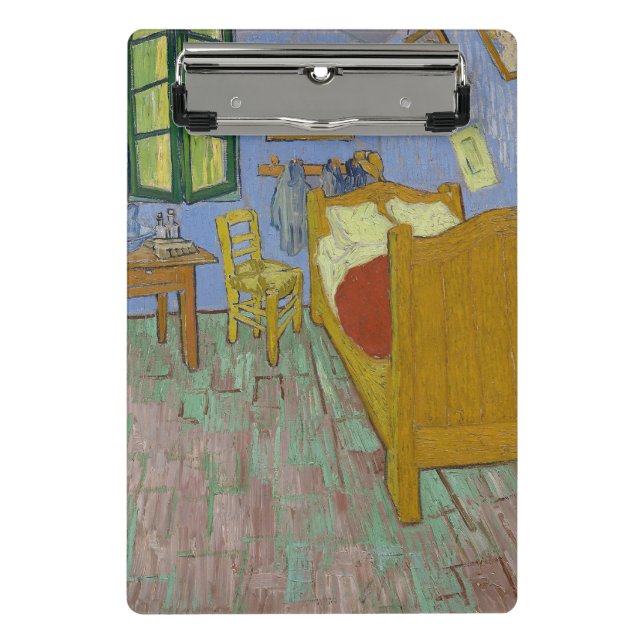 Mini Prancheta Vincent Van Gogh Bedroom Painting (Frente)