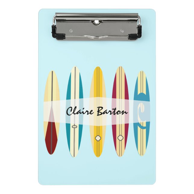 Mini Prancheta Vintage Longboards (Frente)