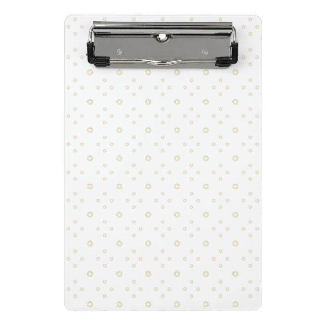 Mini Prancheta White | Golden Zinnia Sun (Frente)